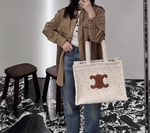 【VIPセール！】CELINE Cabas(セリーヌ カバ) バッグ ラージ