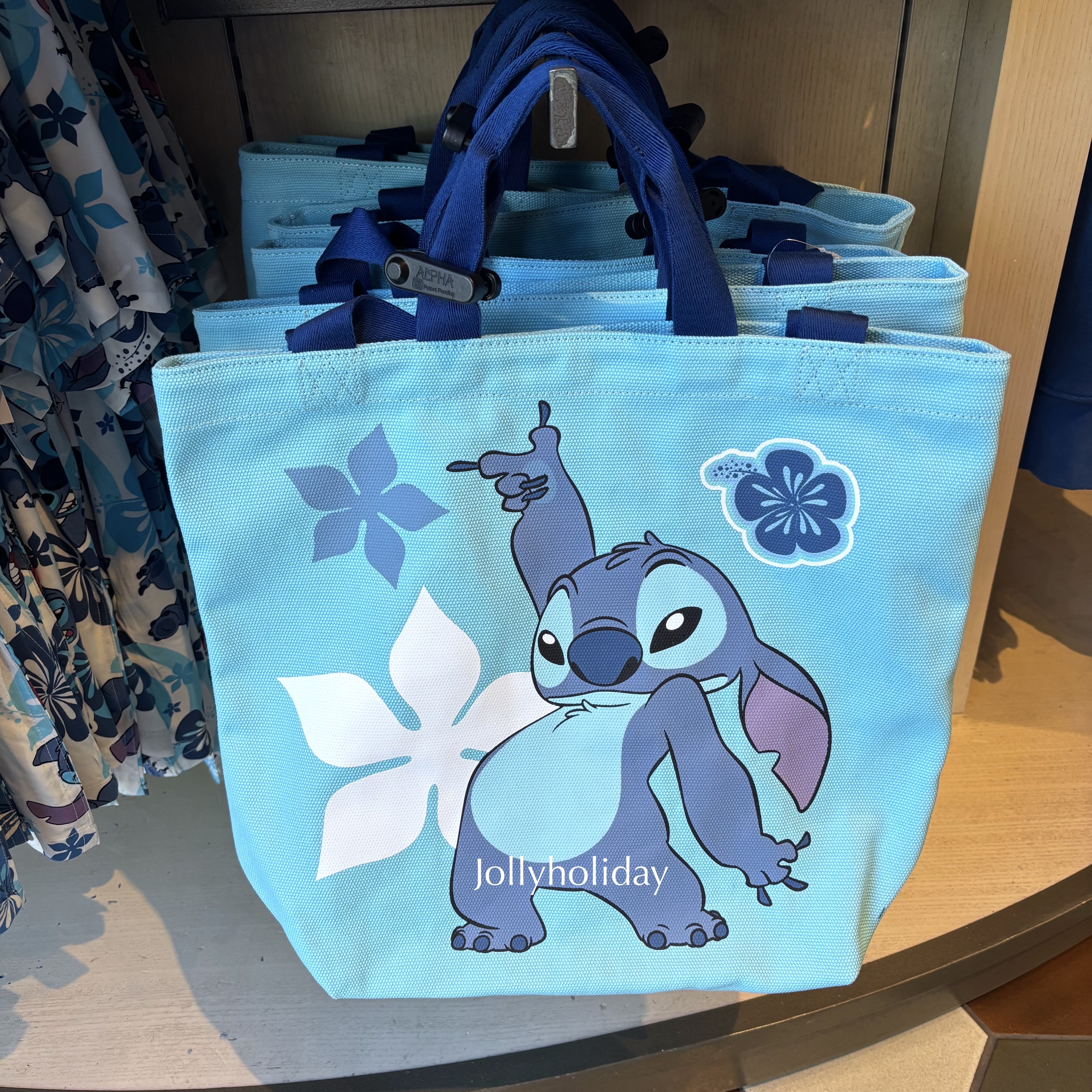 ☆US Disney Parks☆スティッチ 2wayロゴトートバッグ