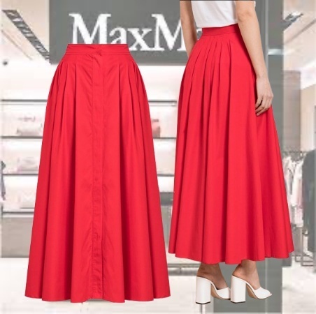 ★MAX MARA★アウトレット★プリーツ入りベル型スカート♪♪