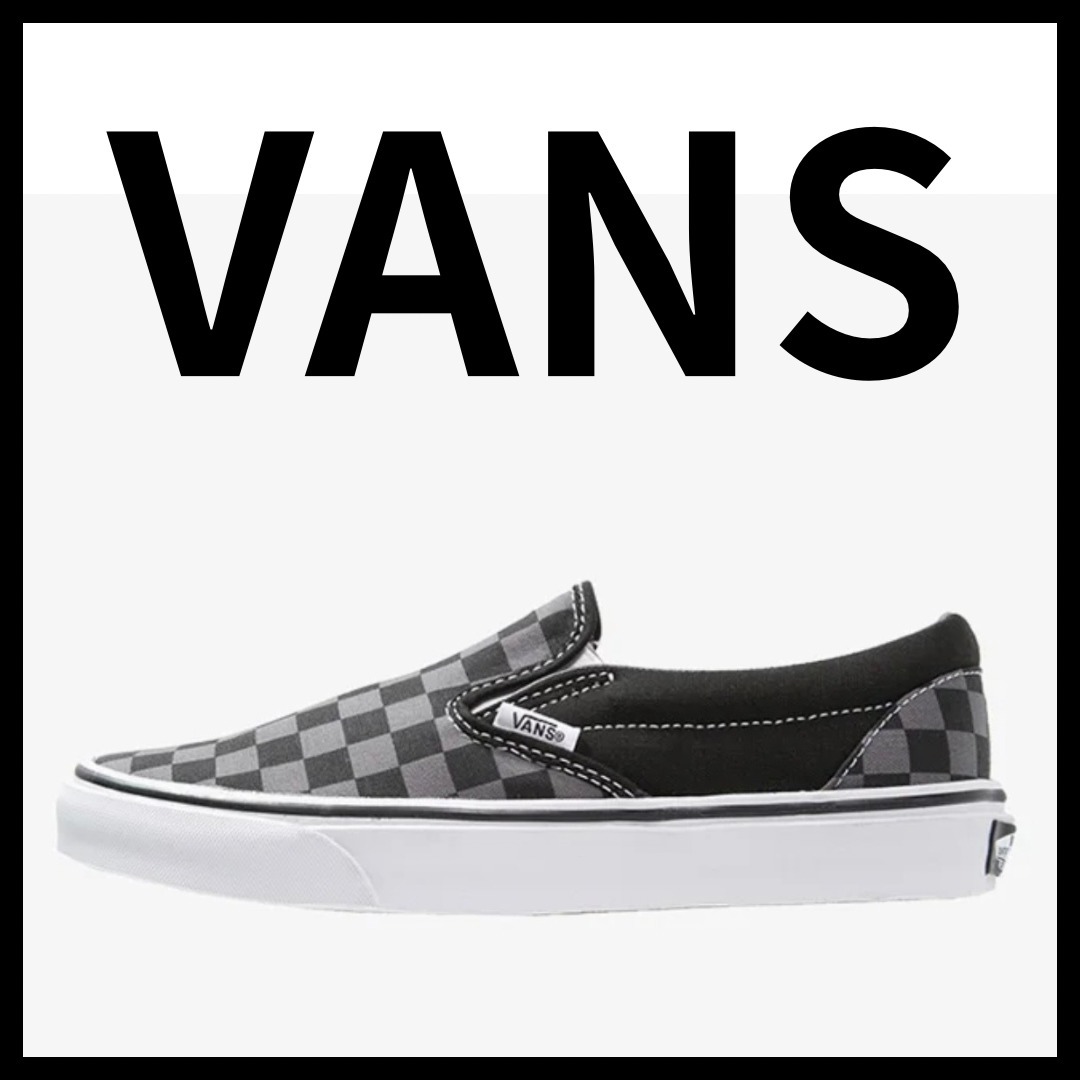 ユニセックス【VANS】チェッカーボード チェック スリッポン