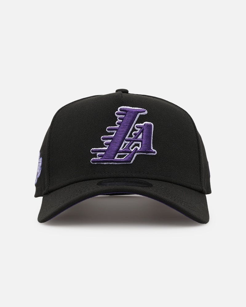 New Era ニューエラ ロサンゼルス レイカーズ 帽子 黒 紫