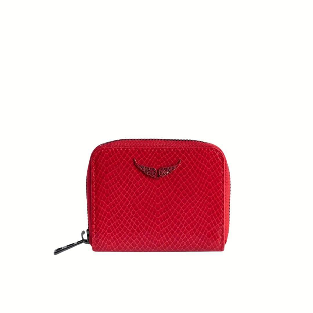 Zadig&Voltaire  レザーウォレット レッド