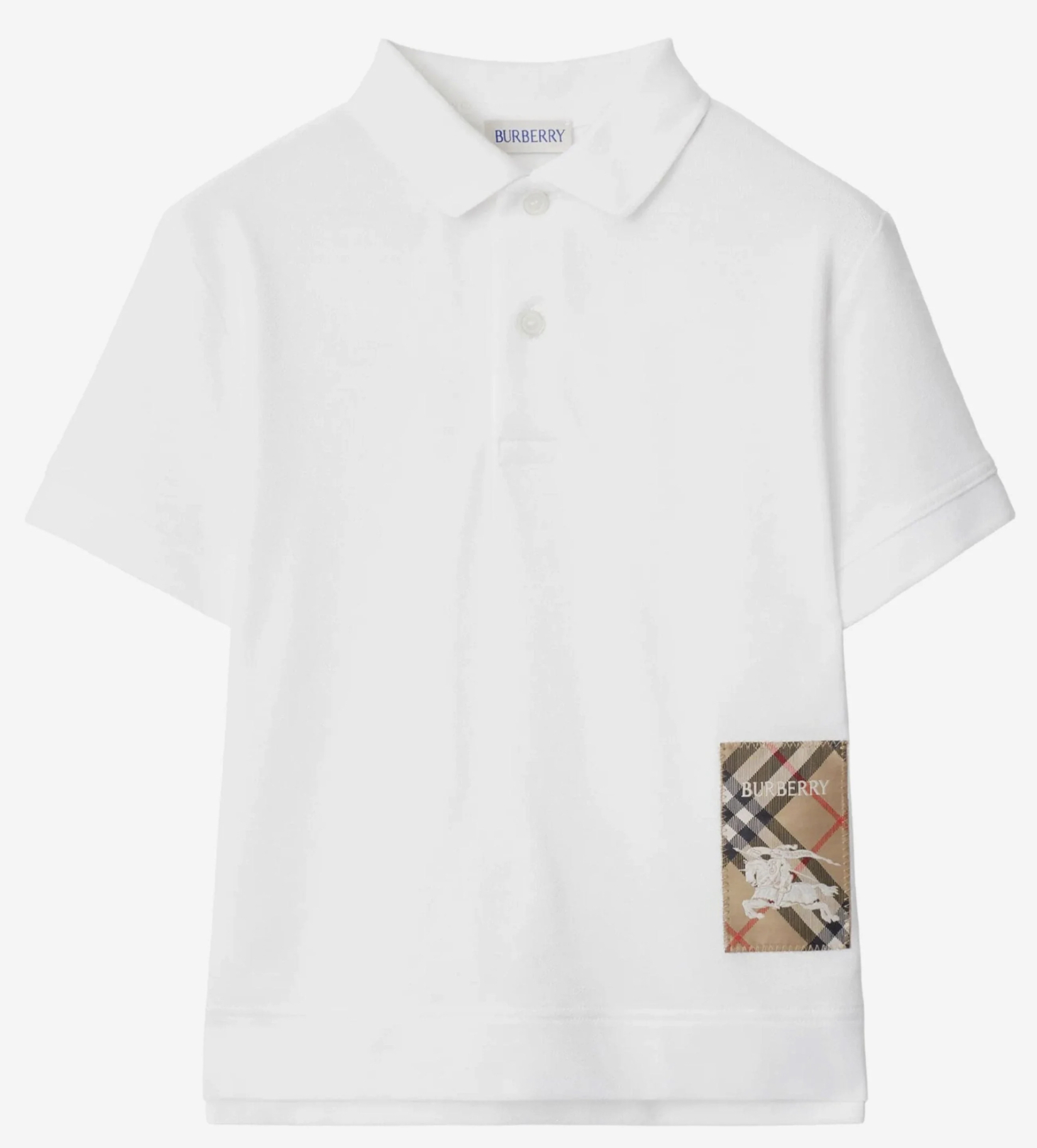 2025SS大人も着れるBURBERRY JOHANE EKDポロシャツWH (C-14Y)