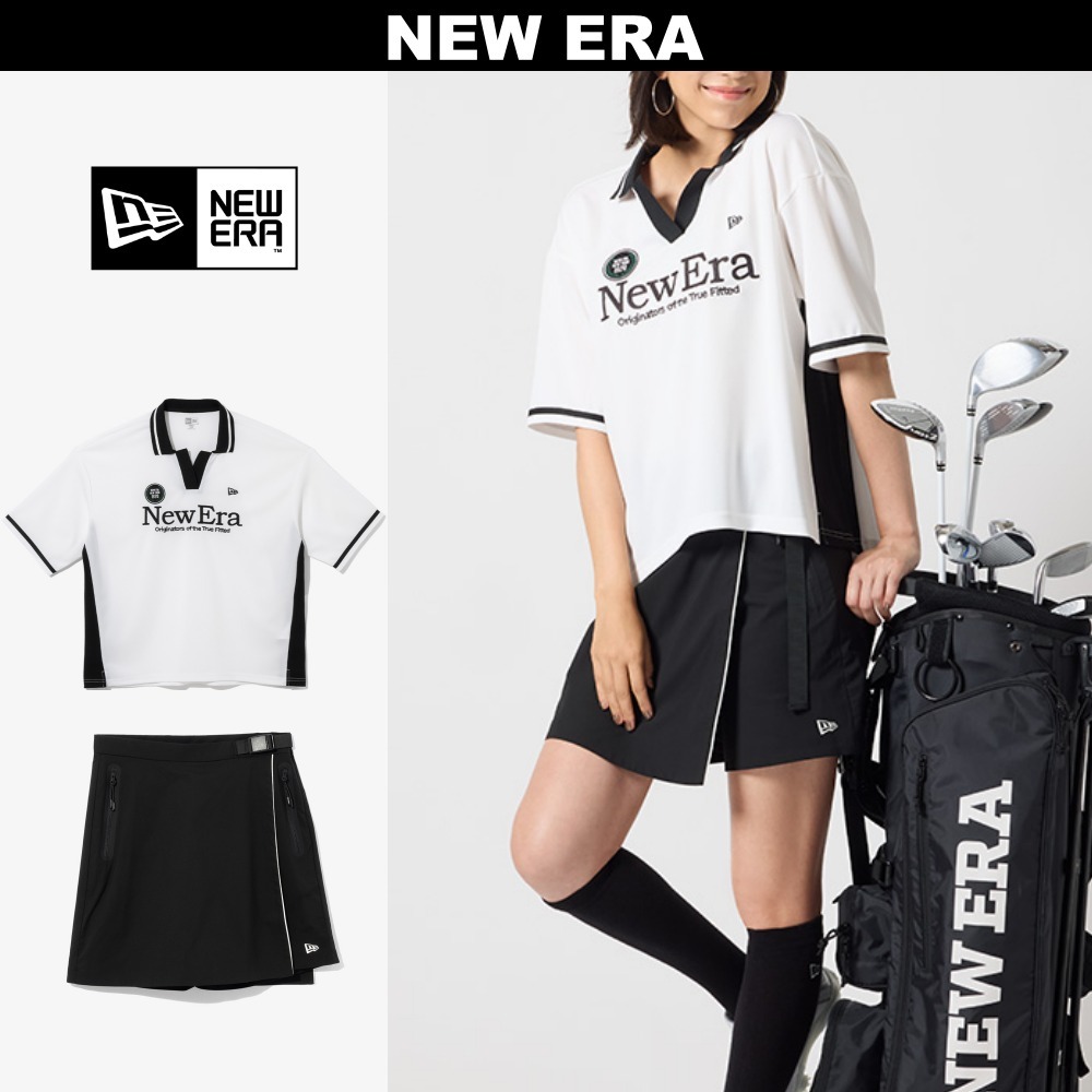 New Era GOLF セットアップ : ウィメンズ ポロシャツ＆スカパン
