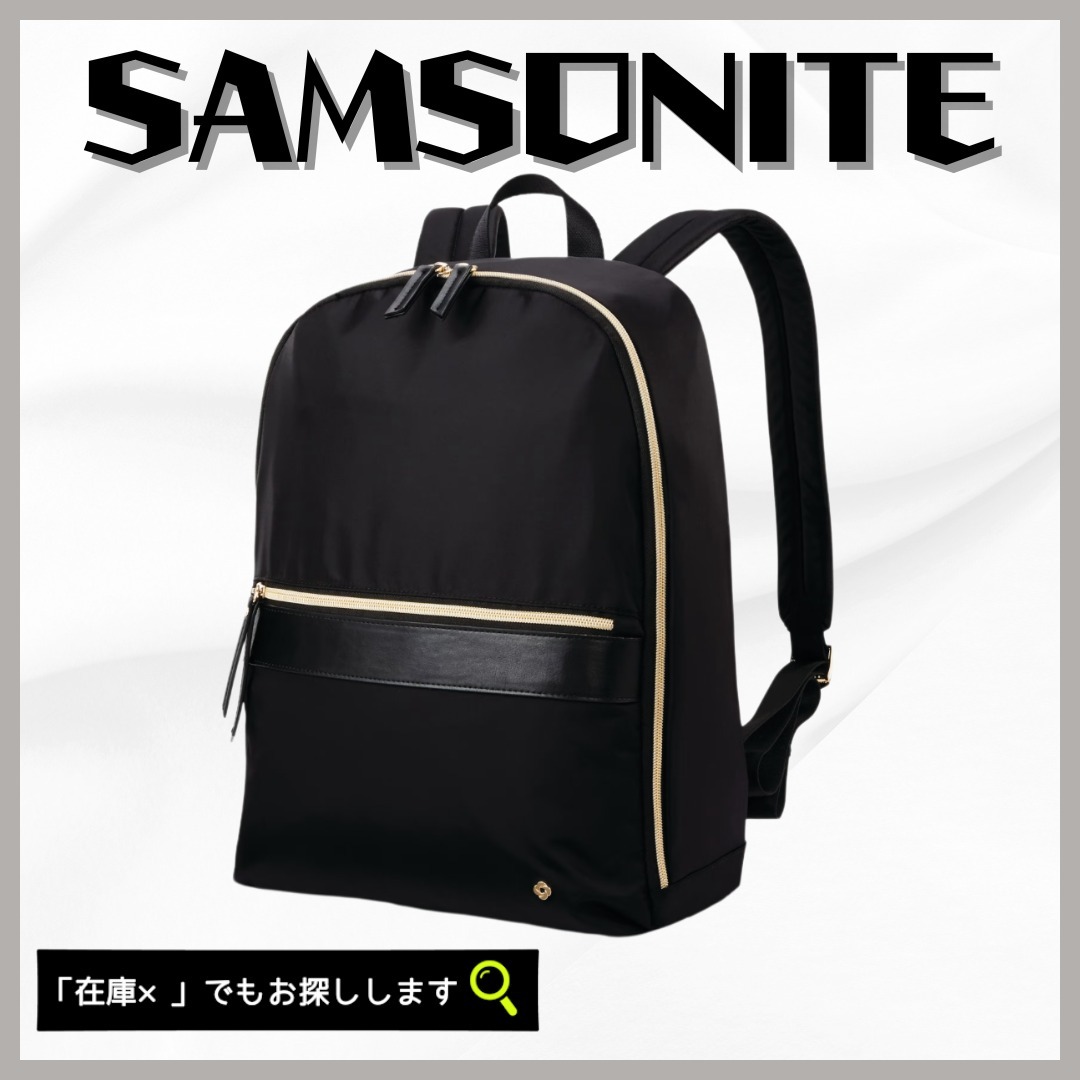 Samsonite 14インチPC収納可能 撥水リュック 軽量 多機能