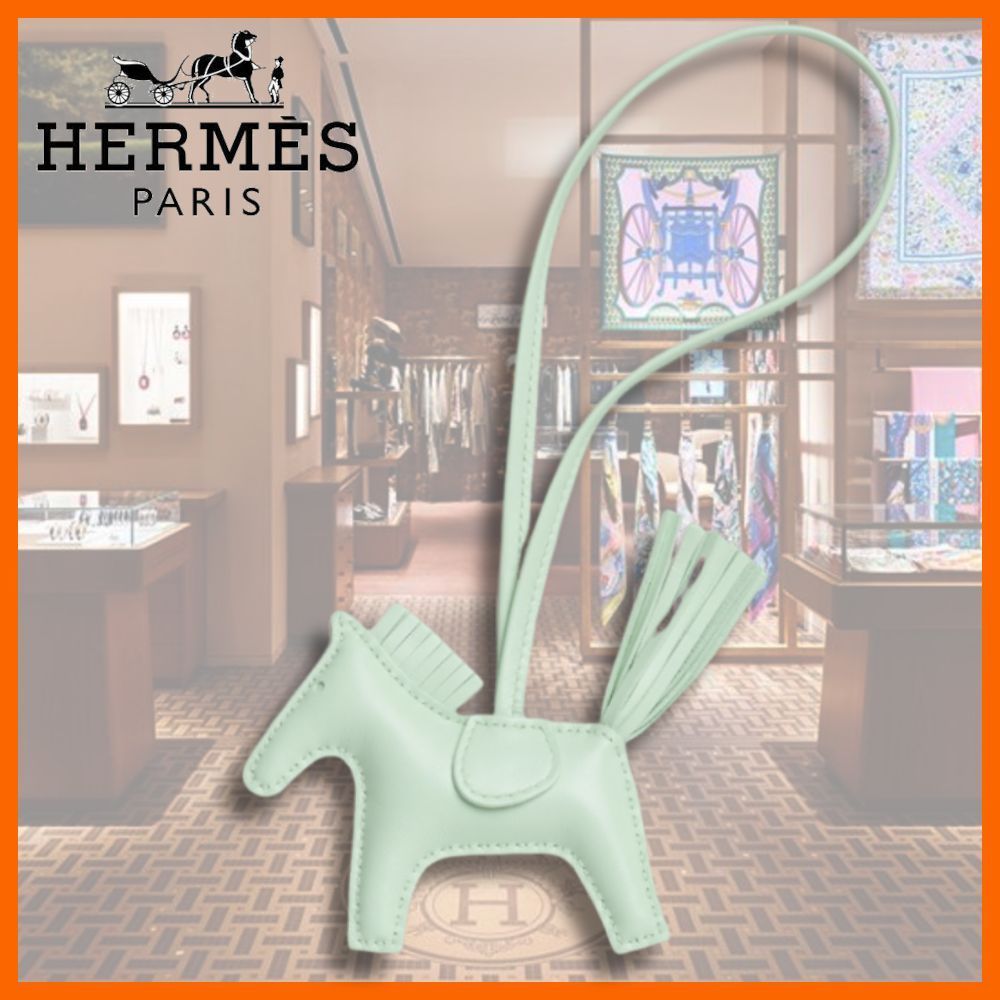 【爽やかカラー☆】HERMES ロデオチャーム pm