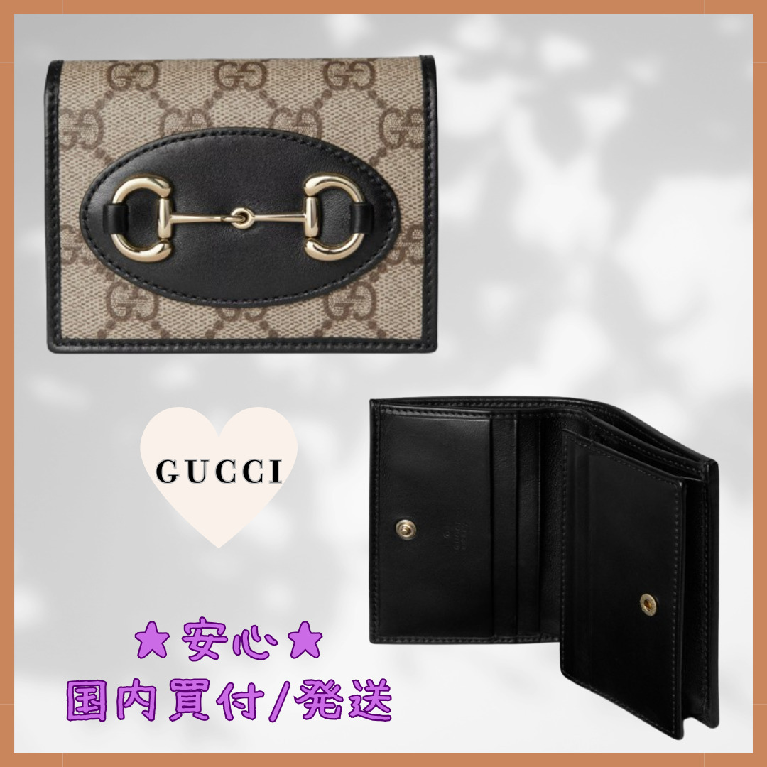 【国内買付/発送】〔グッチ ホースビット 1955〕ミニウォレット