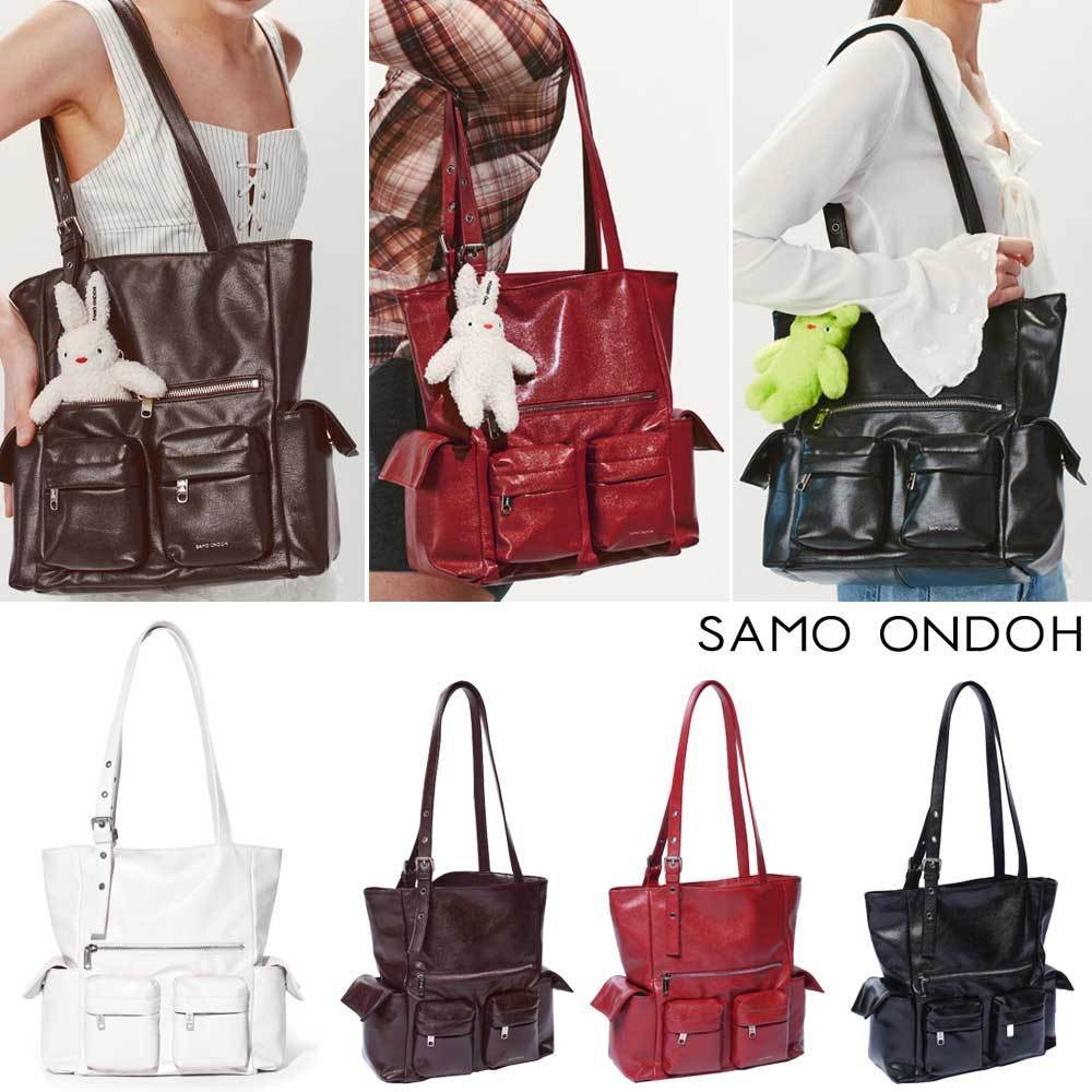 ☆SAMO ONDOH☆pocket shopper bag M 韓国発 ショルダーバッグ