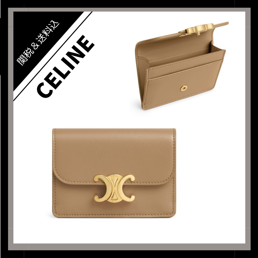 *CELINE*トリオンフ カーフスキン カードホルダー