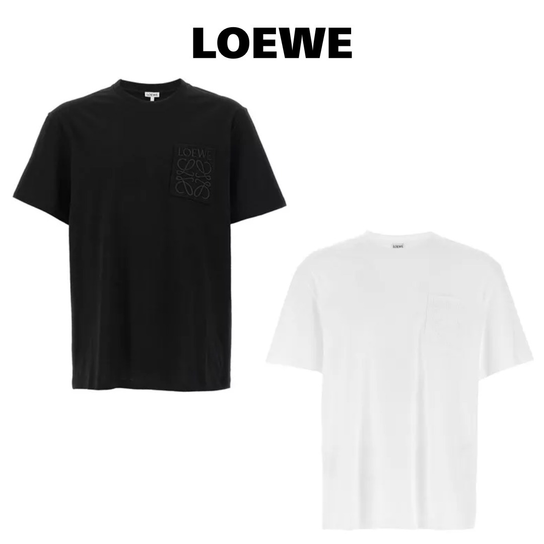 【NEW】LOEWE ★ アナグラム刺繍Tシャツ