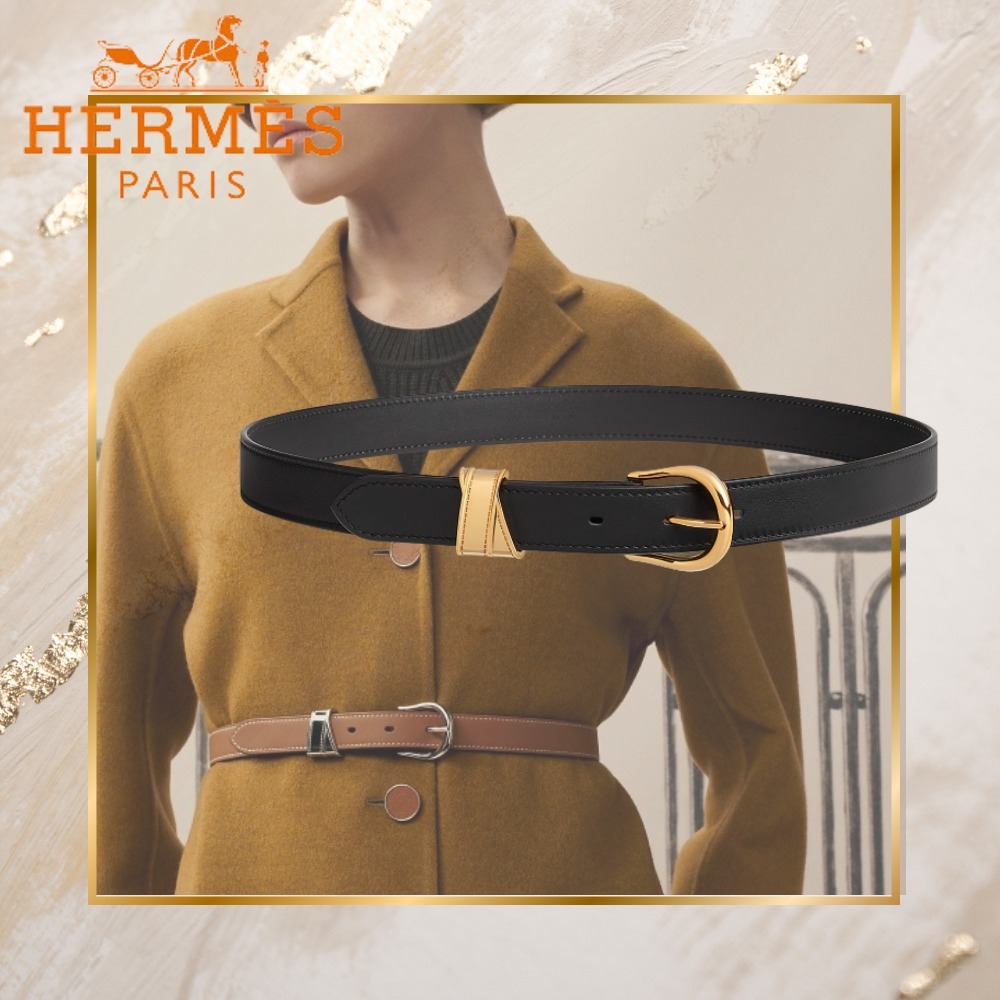 【洗練×気品】HERMES スクワイアベルト24