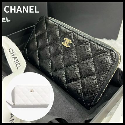 ホワイト（白）系 CHANEL(シャネル) 長財布(レディース) - 海外