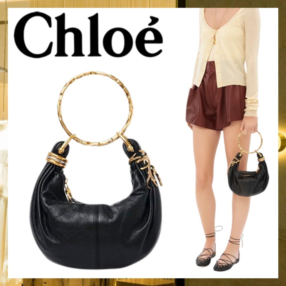 【上品で使いやすい3WAYタイプ♪】Chloe ミニBracelet Hobo Bag