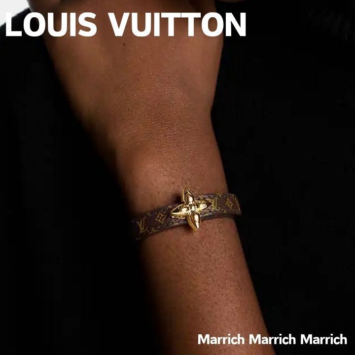 Louis Vuitton《存在感抜群》ブレスレット・ミニ フラワーグラム