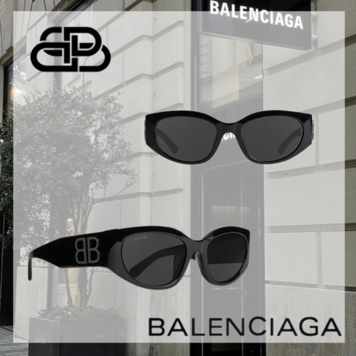 関税送料込 BALENCIAGA Bossy Round Af サングラス