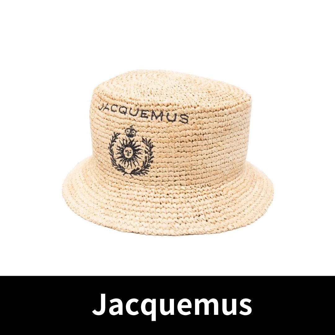 JACQUEMUS★ピーチラフィアハット ベージュ★送関込