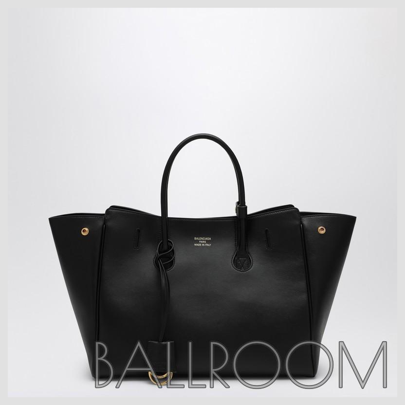 バッグ・カバンその他 BALENCIAGA SMALL BLACK HAMPTON CARRY ALL BAG