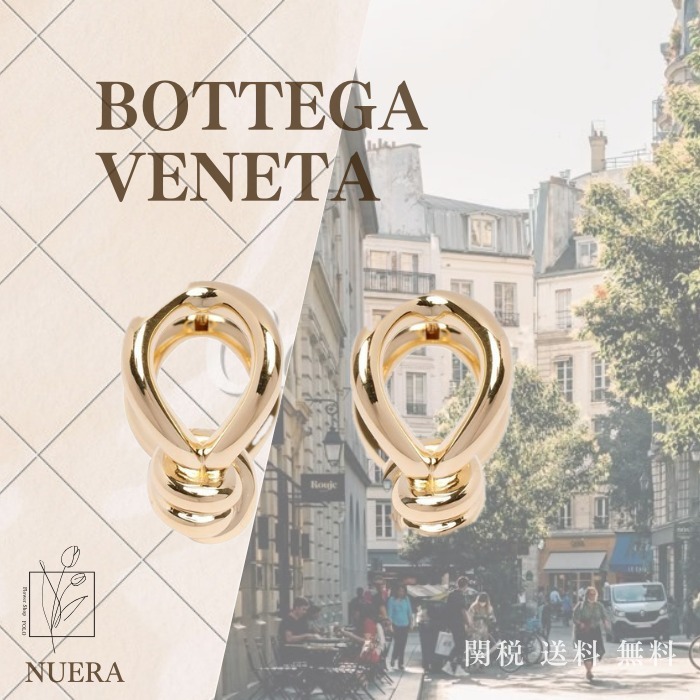 イヤリング Bottega Veneta CIRCULAR KNOT EARRINGS