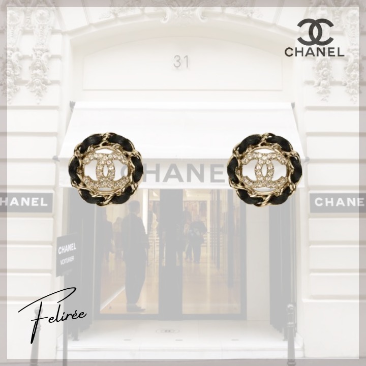 《エレガントに輝く》CHANEL ピアス