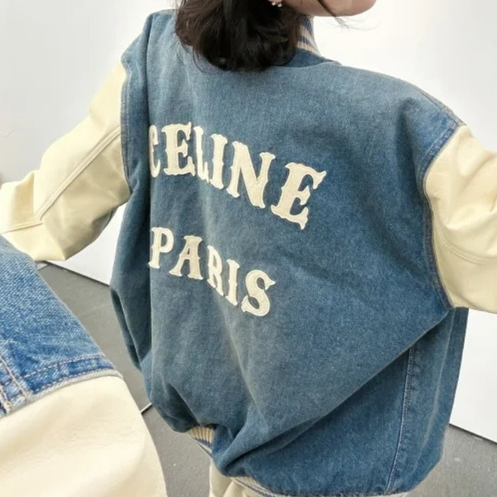 ★Celine★トリオンフ ルーズ テディ/ トレイルウォッシュデニム