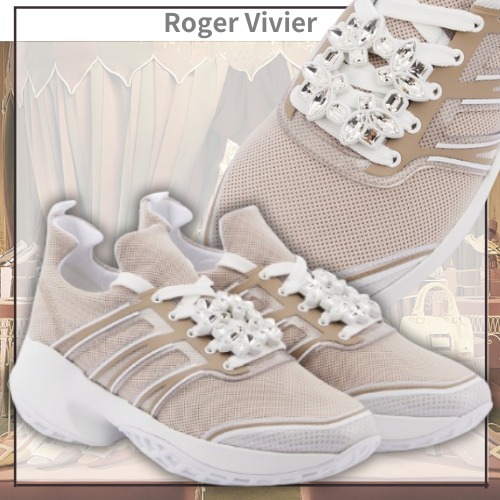 【優しい印象に】Roger Vivier Viv' Run 厚底スニーカー