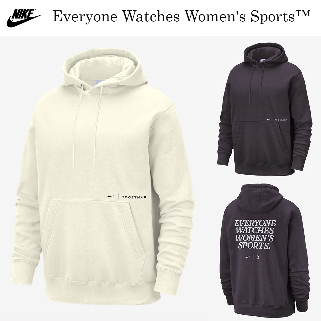 最新パーカー☆Everyone Watches Women's Sports☆選べる２色
