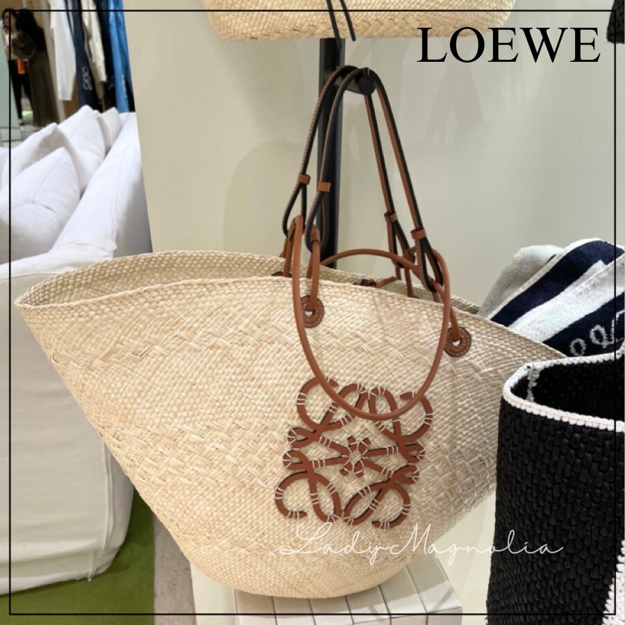 【LOEWE】アナグラム ラージ バスケットバッグ 刺繍 ★ お洒落