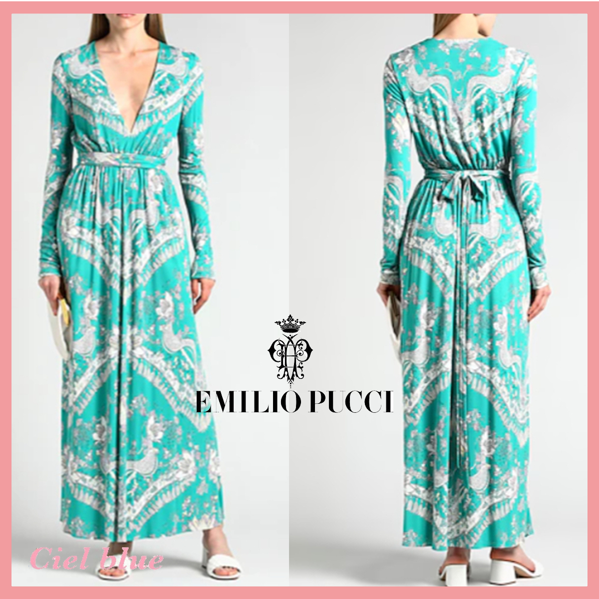 送料関税込♡EMILIO PUCCI ワンピース/ロングドレス