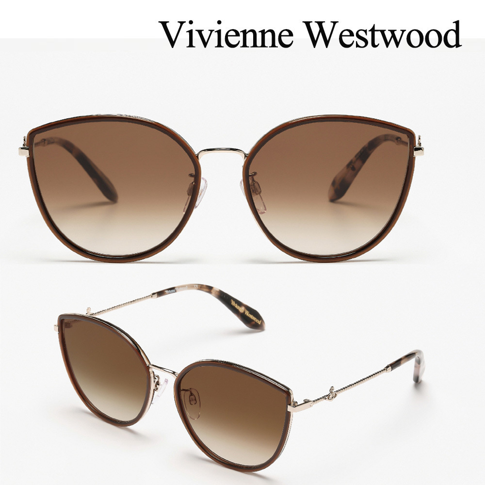 Vivienne Westwood ◆ ロゴが光る キャットアイサングラス