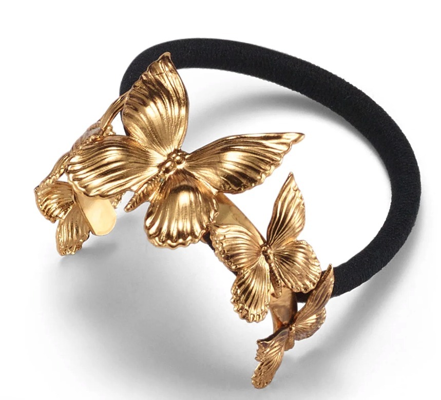 LELET NY ヘアーアクセサリー ポニー バタフライ 蝶 バタフライ