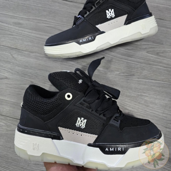 レアアイテム★【AMIRI】 MA-1 Low Top スニーカー ブラック
