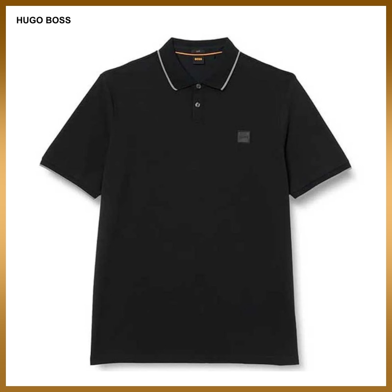 【HUGO BOSS】BOSS パッサーチップ ポロシャツ ロゴパッチ 半袖