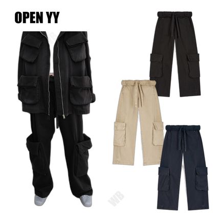 【OPEN YY】ウォッシュド ポケット バギー スウェットパンツ OPEN YY_TheOpen Product(オープンワイワイ_ザオープン