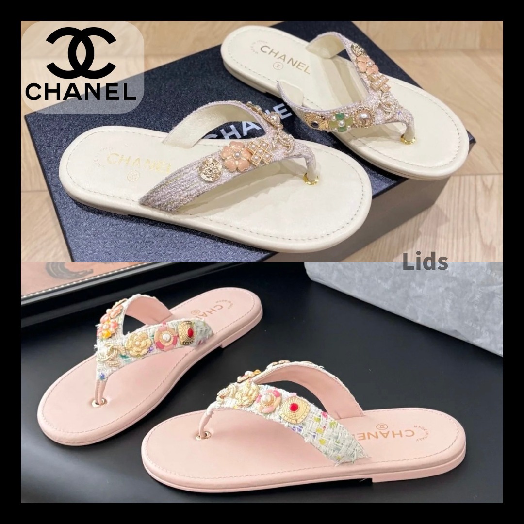 【新作/上品な彩・洗練と遊び心ある美デザイン】CHANEL サンダル