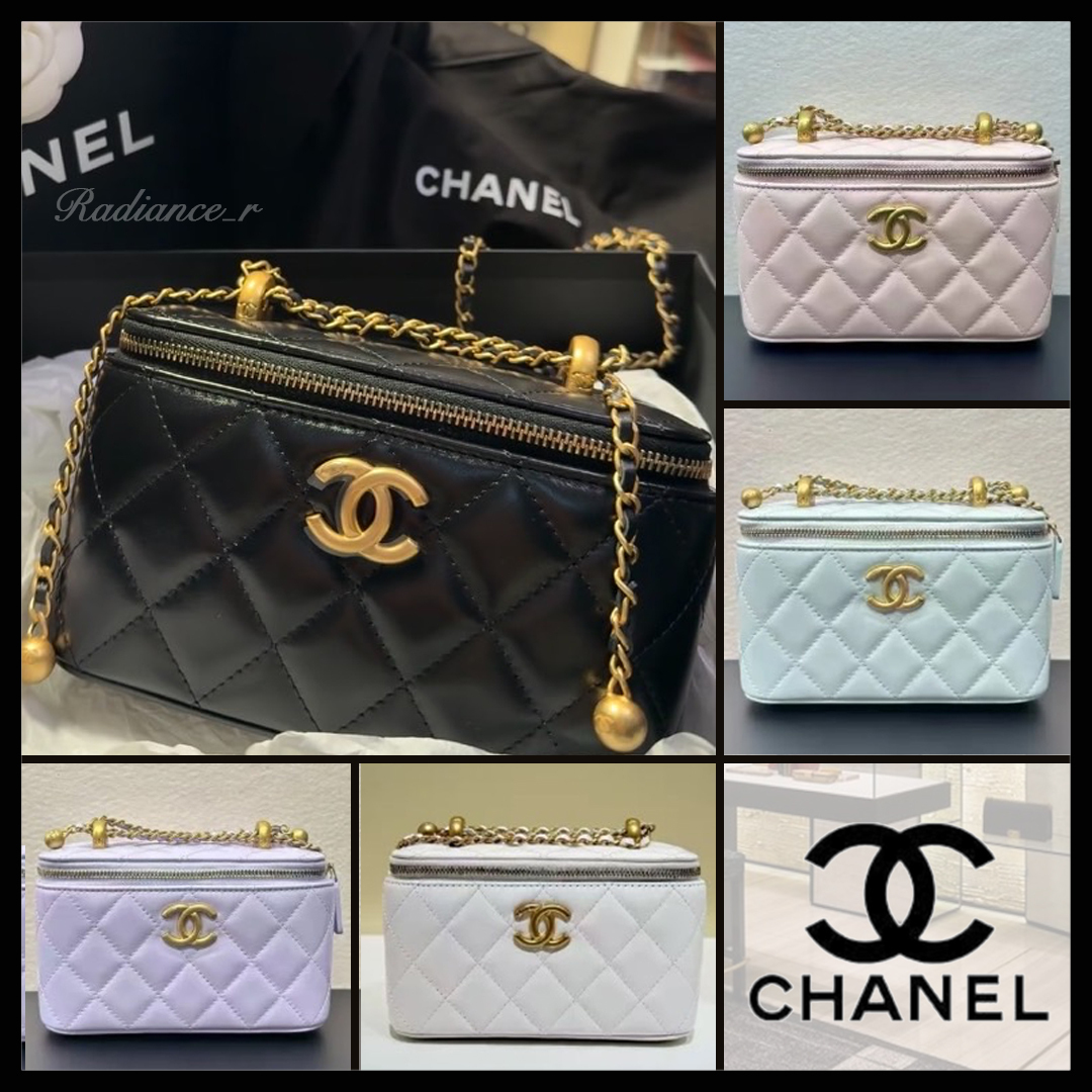 【上品を持ち歩く♪】CHANEL 25SS バニティケース