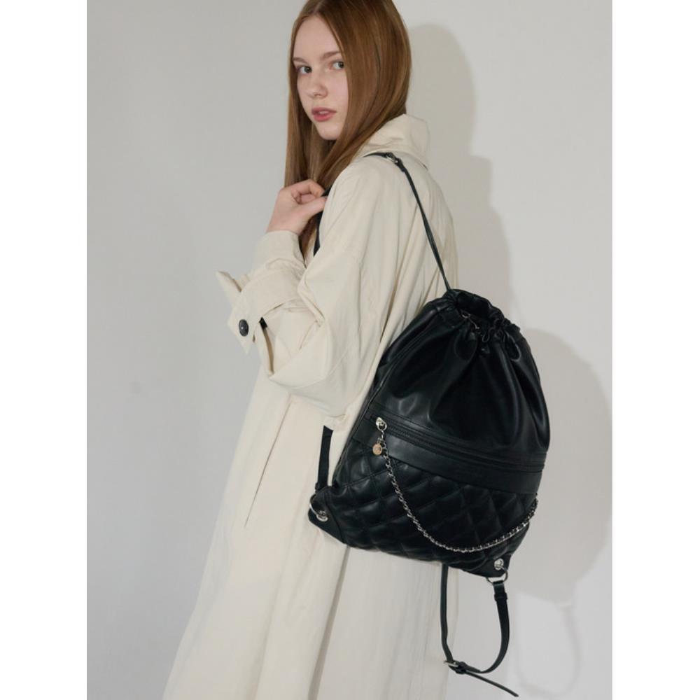 ◆JILLSTUART◆ [Anna] Quilting Chain String Backpack (JLBA4F