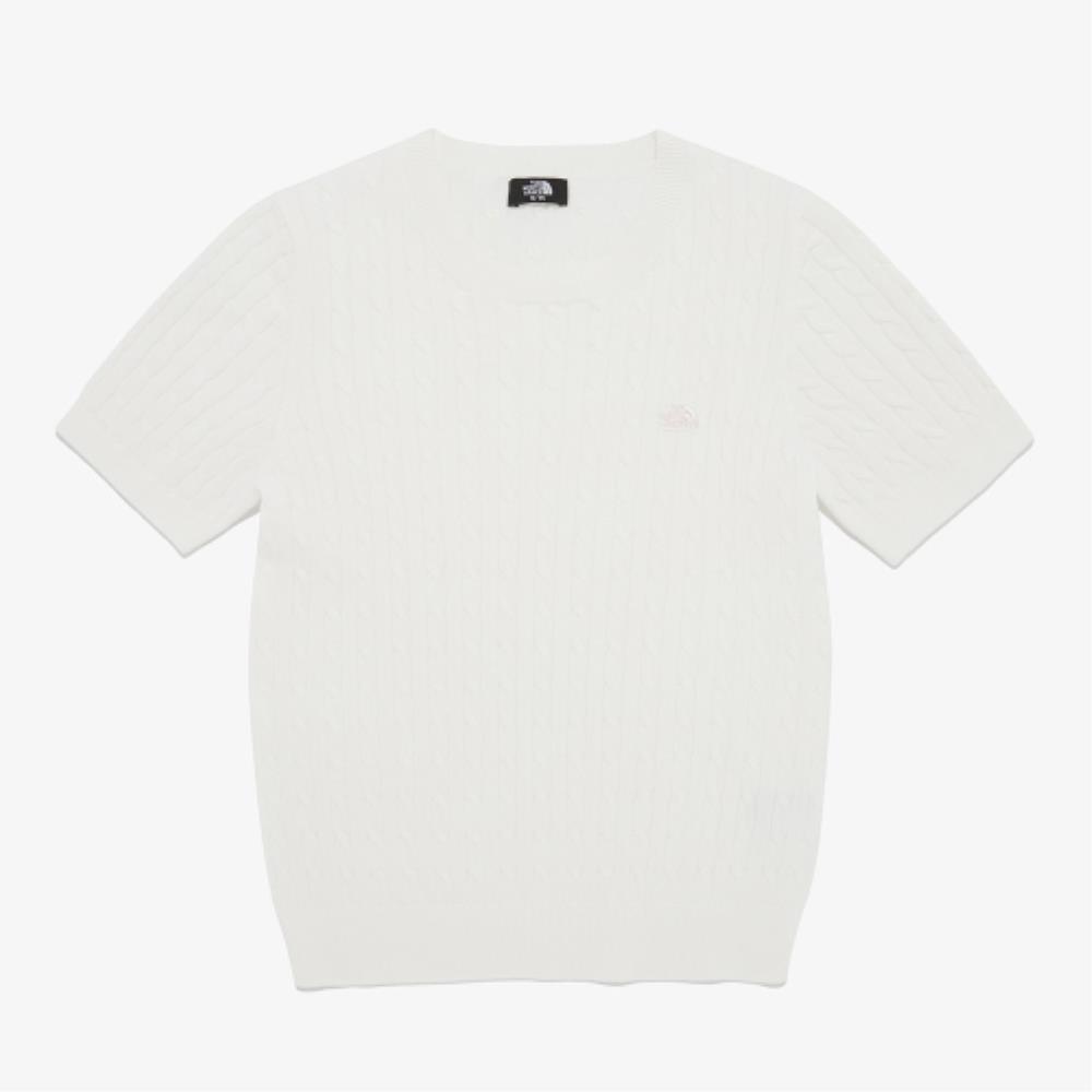 ★THE NORTH FACE★ Women's Holiday Short Sleeve SweaterIVORY