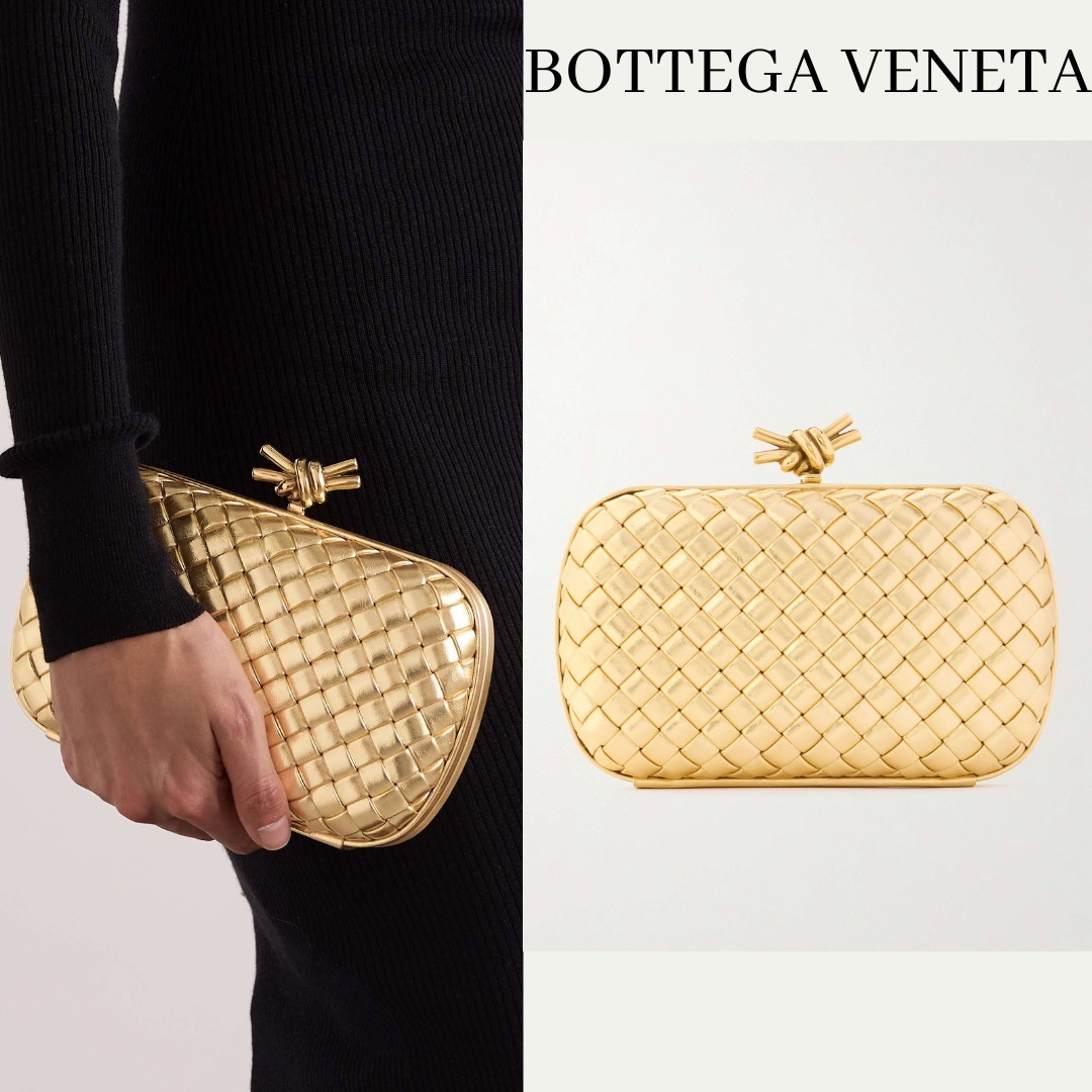 【国内発送関税込】【BOTTEGA VENETA】レザー クラッチ