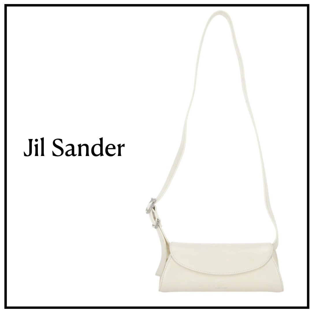 【Jil Sander】カノーロ ロゴ プリント スモール クラッチバッグ