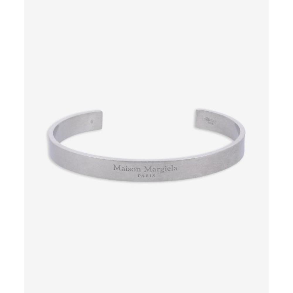 ブレスレット *Maison Margiela* Logo Bracelet Palladio Burattato SM1UY0066