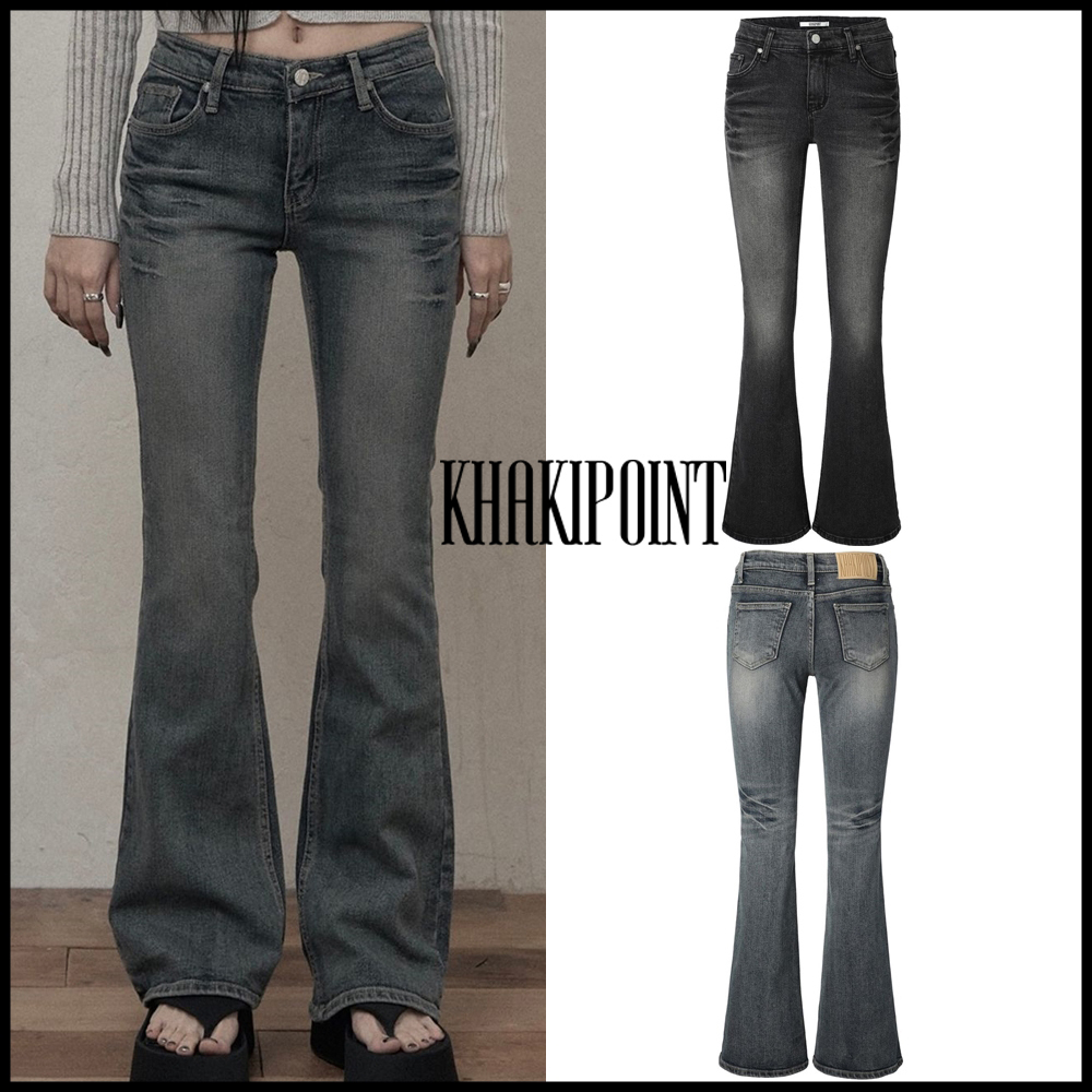 KHAKIPOINT ■ Basic Bootcut Jeans デニム