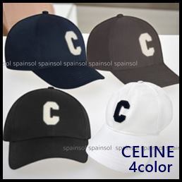 シンプル♪【CELINE】イニシャル ベースボールキャップ☆4color