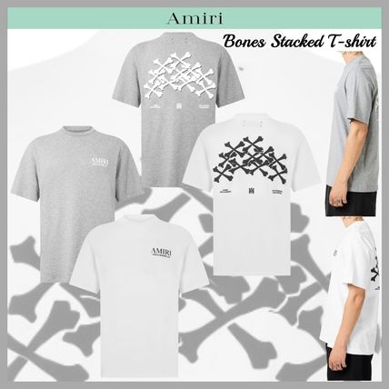 AMIRI アミリ Tシャツ・カットソー グレー 3365225E0003 AMIRI ロゴ Tシャツ | グレー | FARFETCH JP