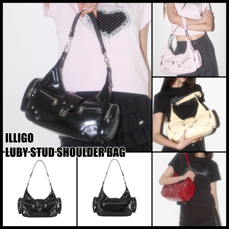 【ILLIGO】LUBY STUD SHOULDER BAG 韓国 人気 ★ギフト贈呈★
