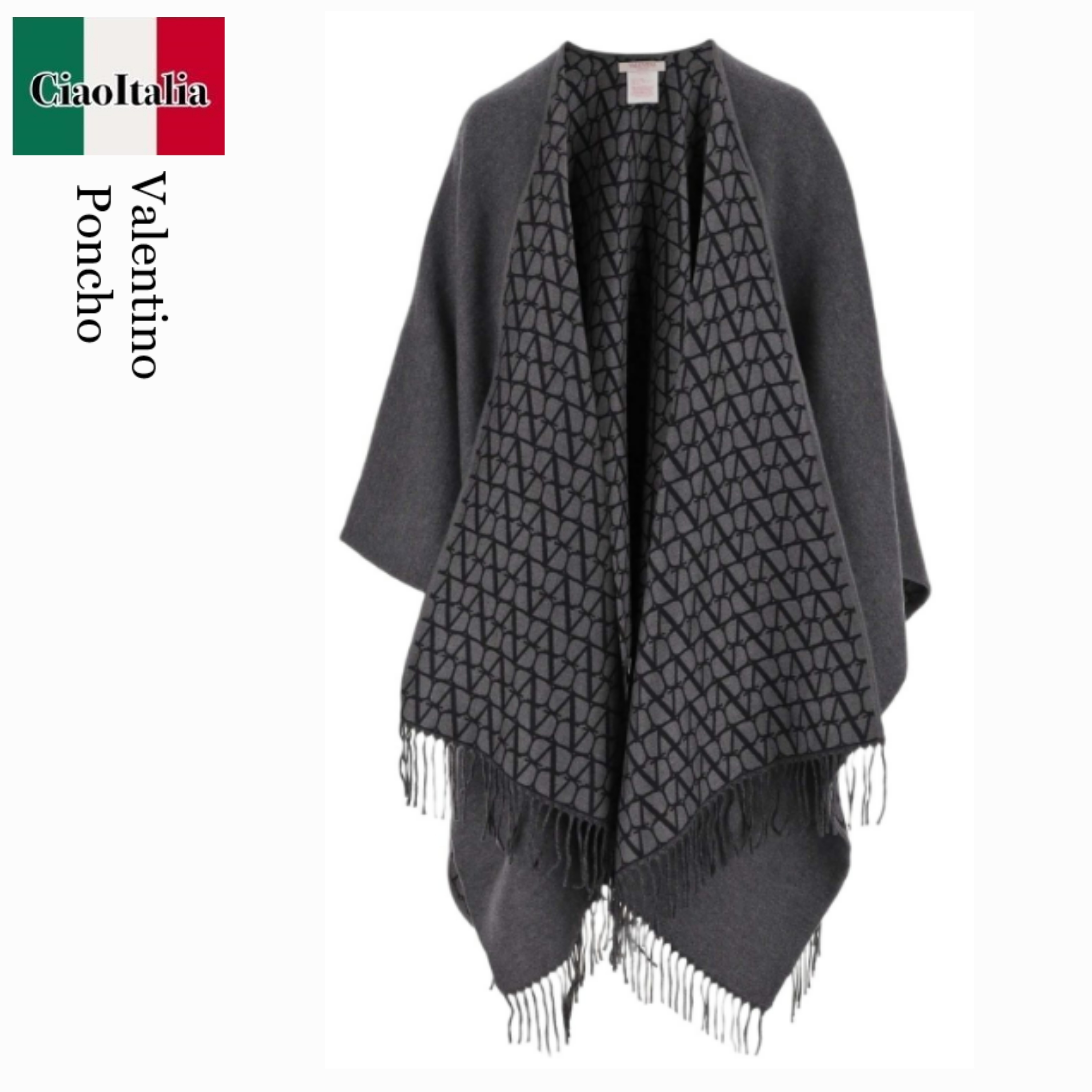 ポンチョ・ケープ Valentino Poncho
