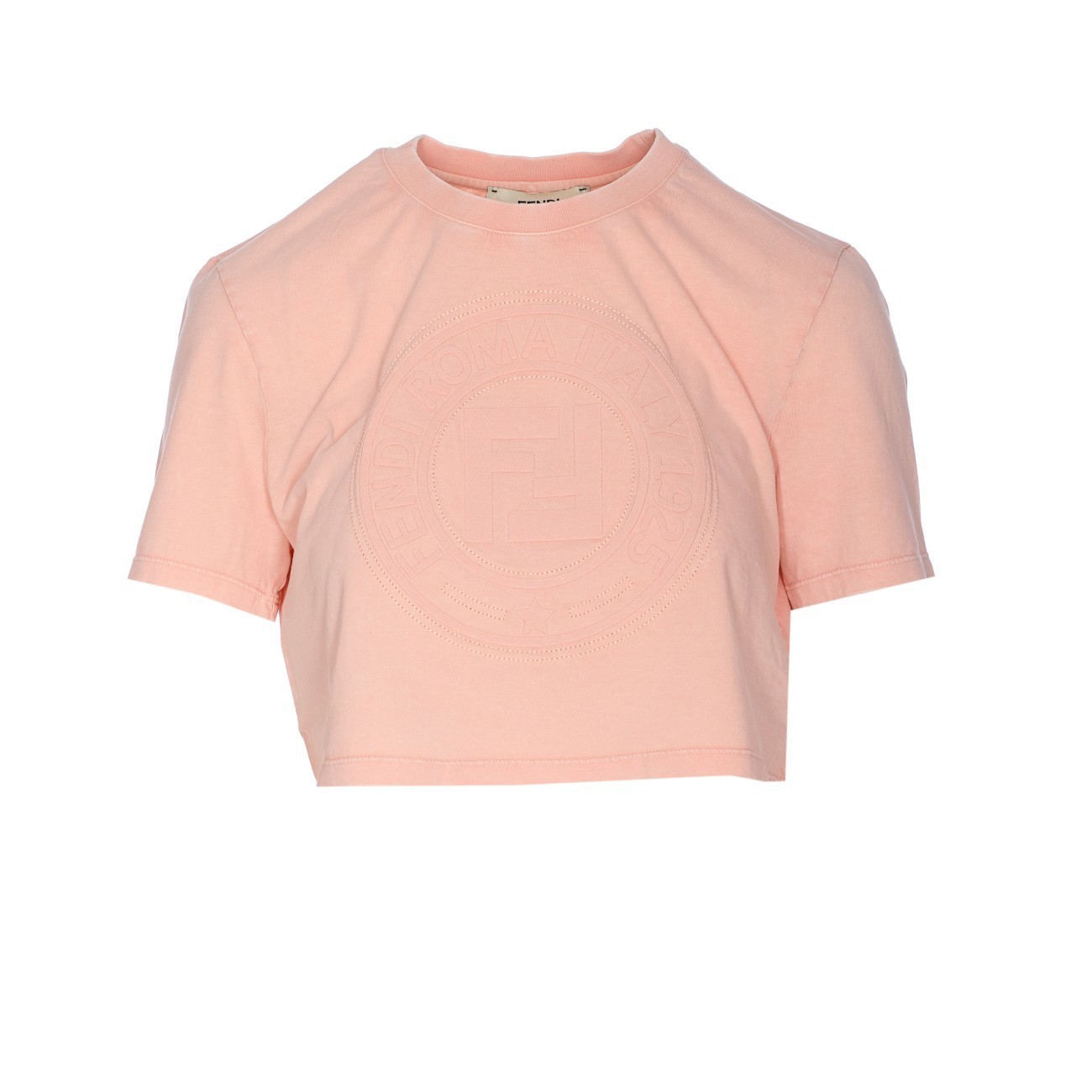 Tシャツ・カットソー FENDI FENDI ROMA CROP TOP