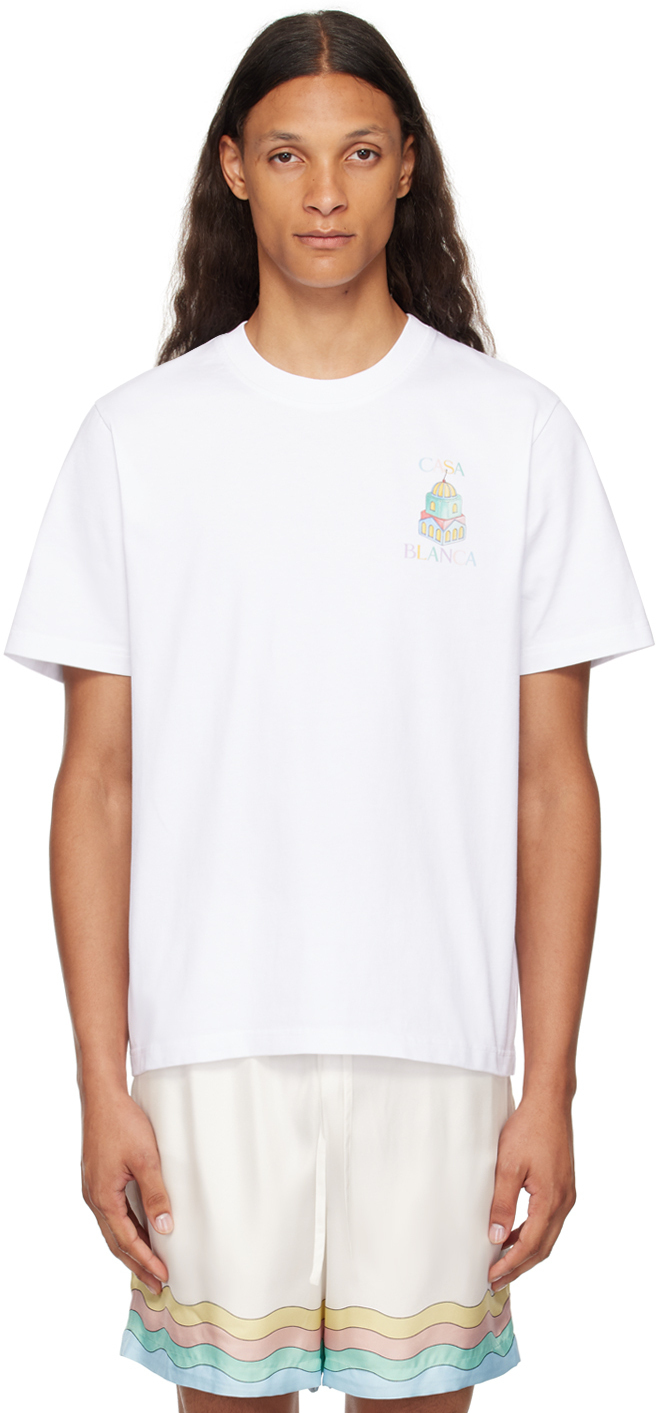 【関税込み】Casablanca ホワイト Objets En Vrac Tシャツ