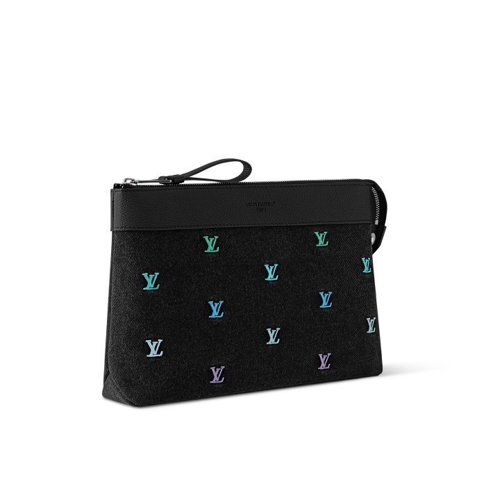 《LVロゴ》Louis Vuitton ポシェット・ヴォワヤージュ・スープル