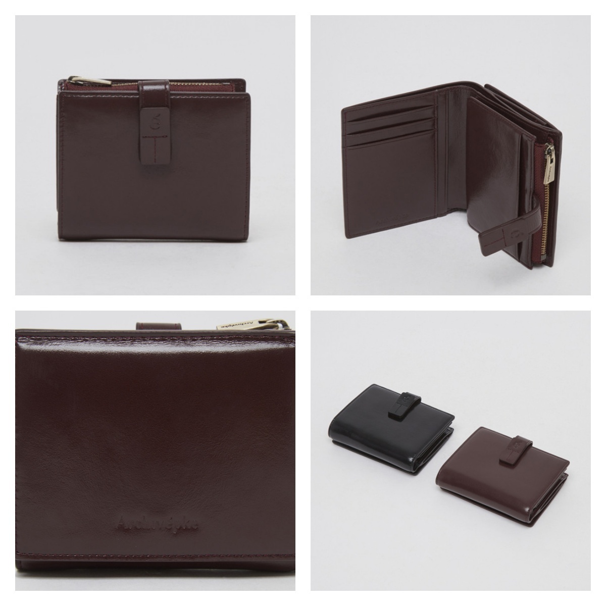 ★Archivepke★Essential wallet★Merlot red★韓国★大人気★