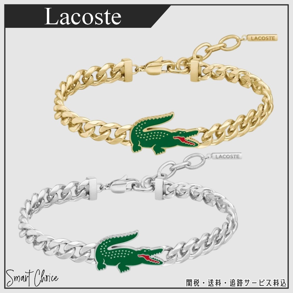 【Lacoste】Arthor 低アレルギー性 ステンレス ブレスレット